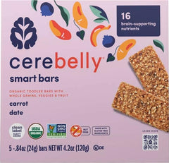 Organic Carrot Date Smart Snack Bars (5 CT)