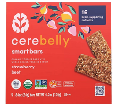 Organic Strawberry Beet Smart Snack Bars (5 CT)