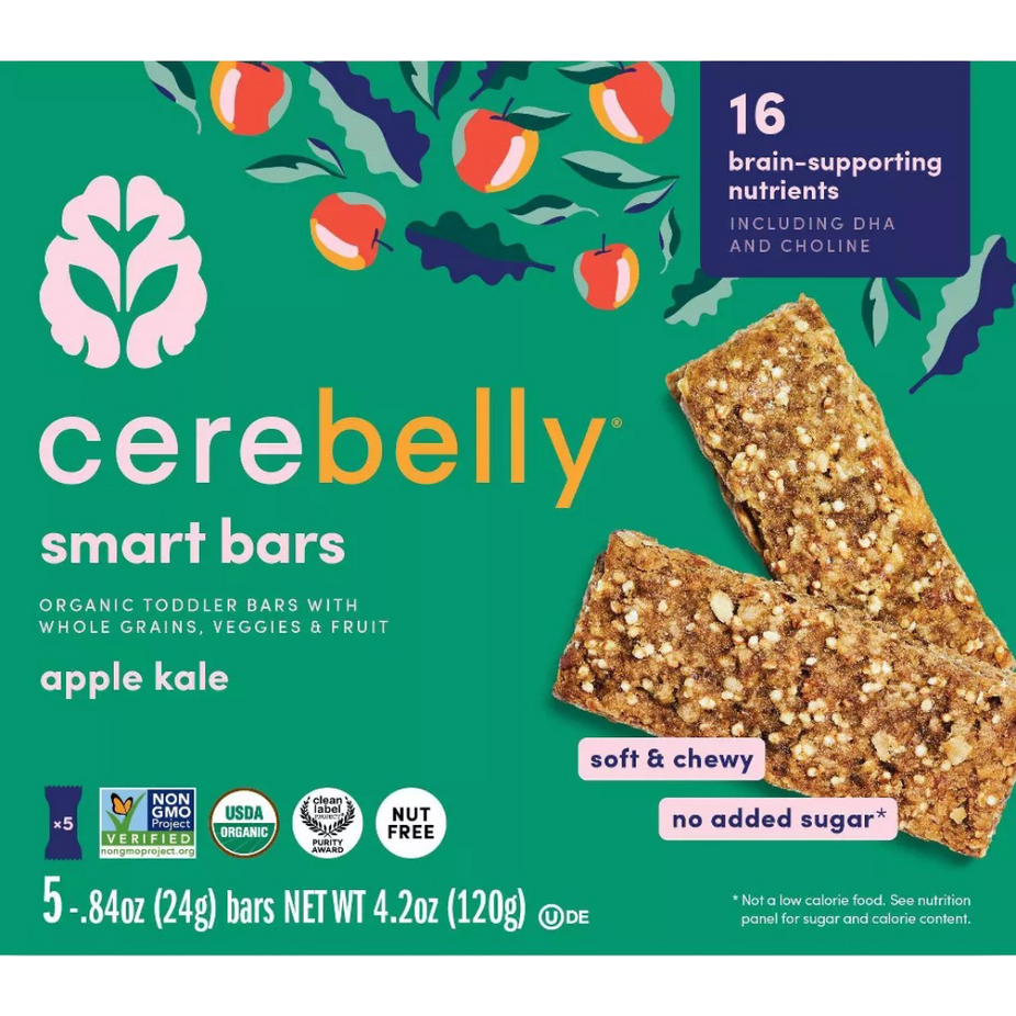 Organic Apple Kale Smart Snack Bars (5 CT)