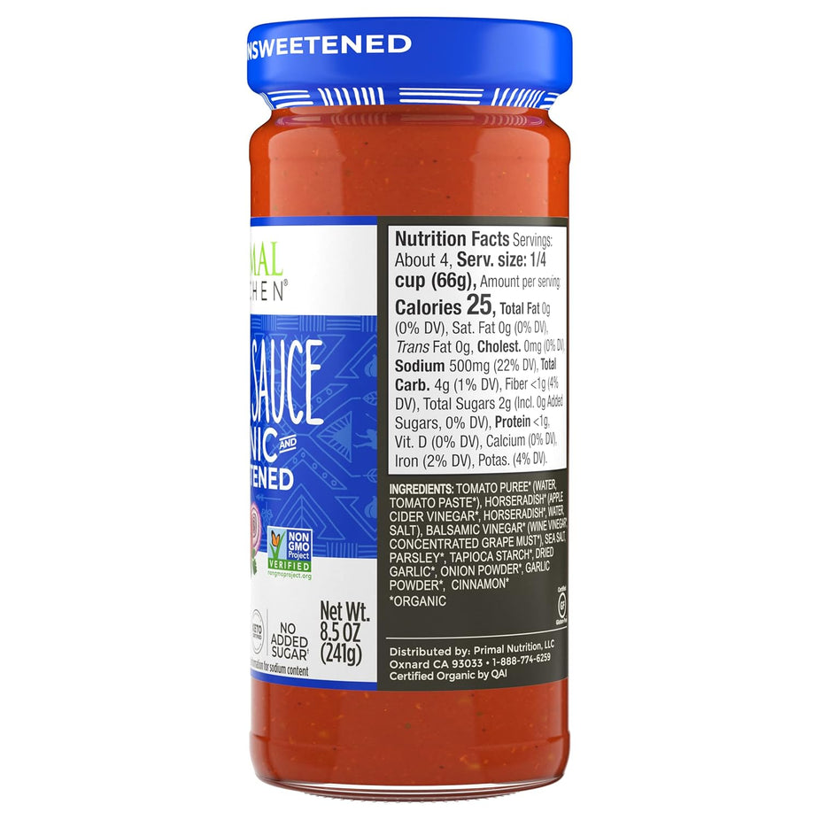 Unsweetened Cocktail Sauce