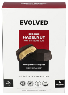 Hazelnut Dark Chocolate Cups