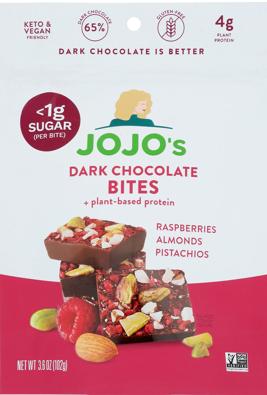 Raspberry Dream Dark Chocolate Bites