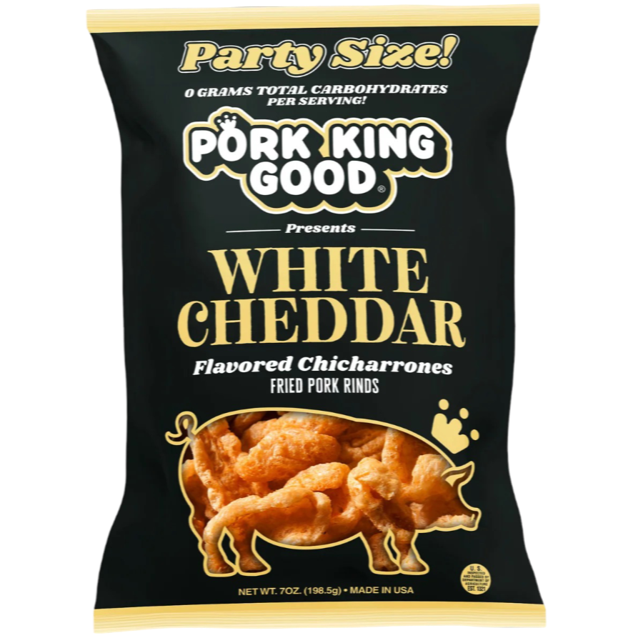 White Cheddar Fried Pork Rinds