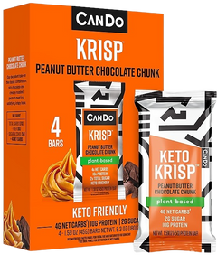 Peanut Butter Chocolate Chunk Keto Krisp Bar (4 Pack)