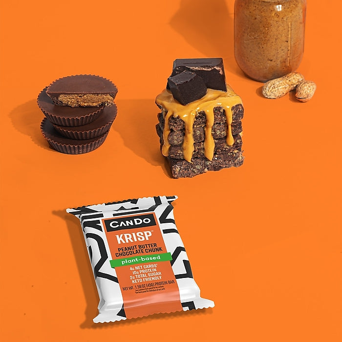 Peanut Butter Chocolate Chunk Keto Krisp Bar (4 Pack)