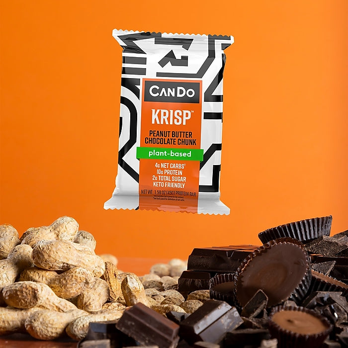 Peanut Butter Chocolate Chunk Keto Krisp Bar (4 Pack)