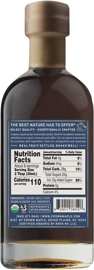 Organic Blueberry Maple Syrup