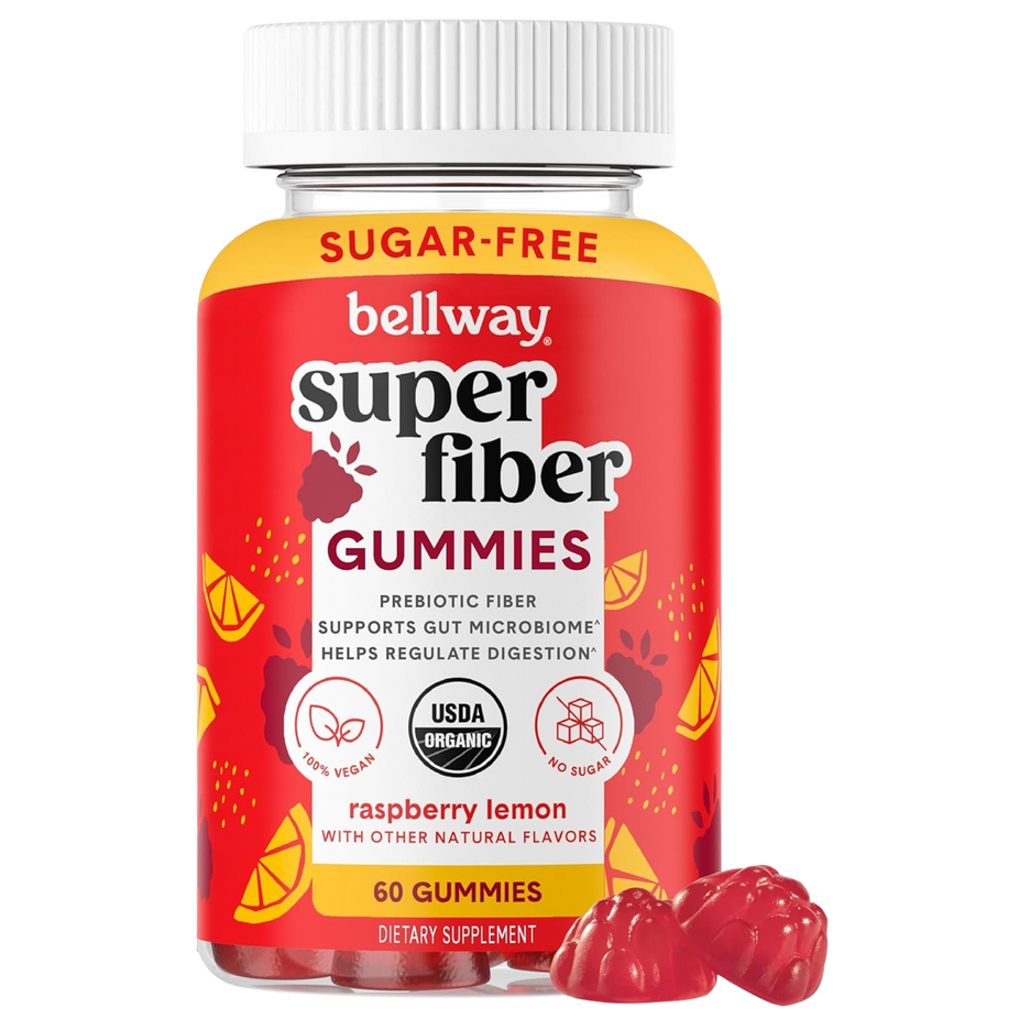 Raspberry Lemon Super Fiber Gummies Dietary Supplement