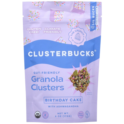 Organic Birthday Cake Clusterbucks Granola