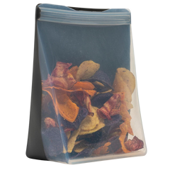 50oz Silicone Reusable Stand Up Storage - Charcoal