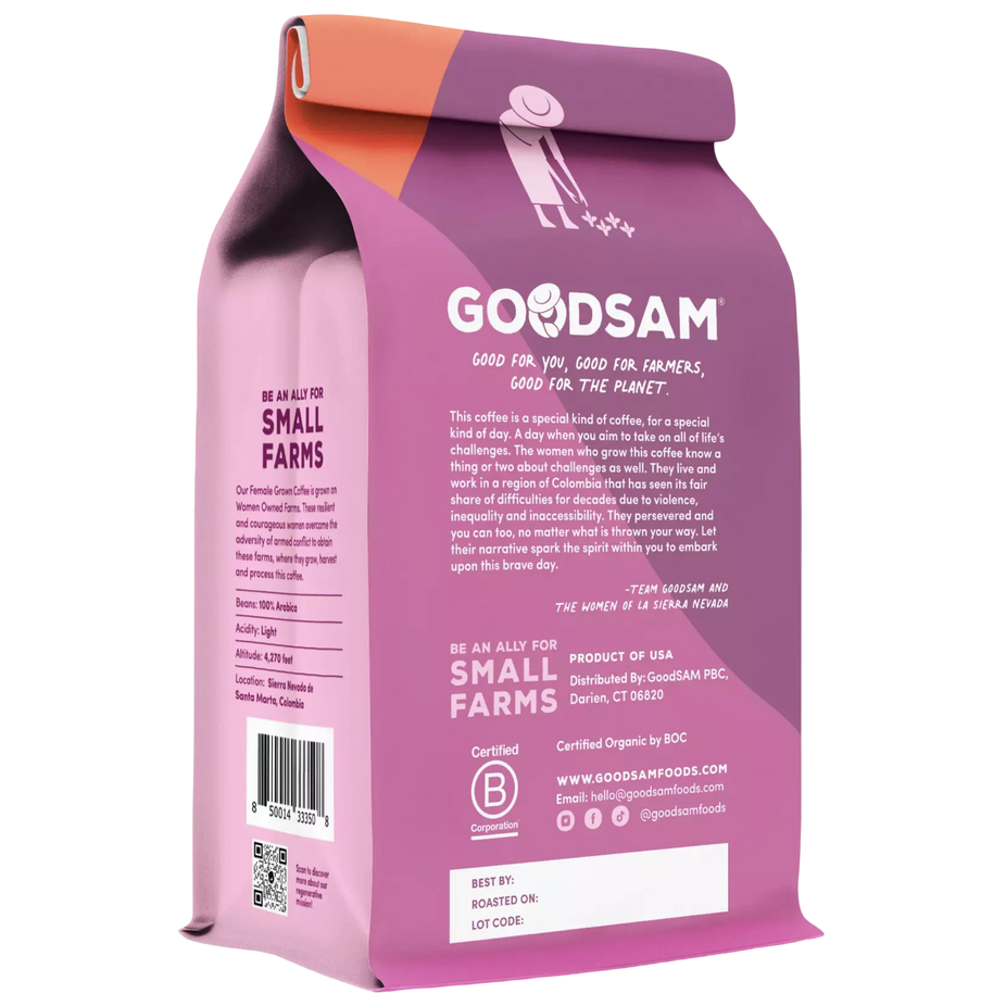 Organic Brave Day Medium Roast Whole Bean Coffee