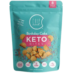 Baking Birthday Cake Keto Cookie Bites