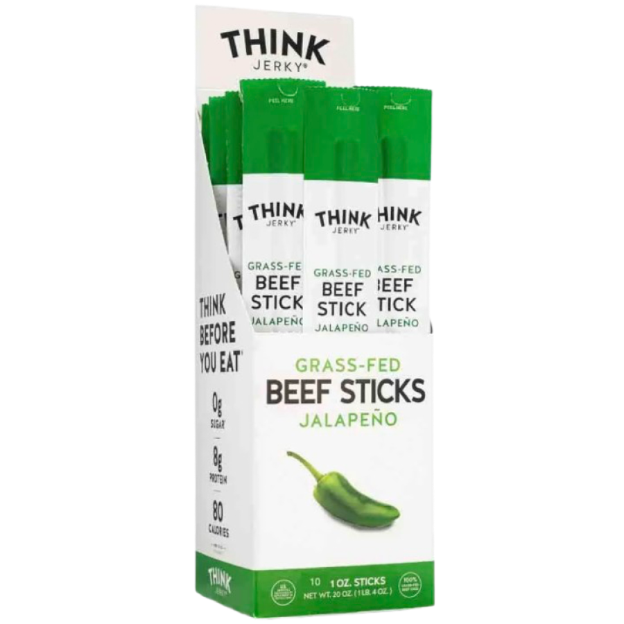 Grass-Fed Jalapeño Beef Stick (10 CT)