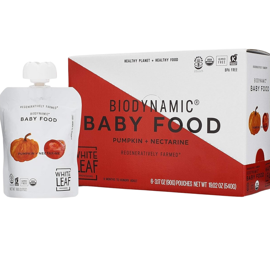 Pumpkin Nectarine Baby Food Pouches (6 CT)