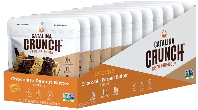 Chocolate Peanut Butter Keto Cereal (12 Pack)