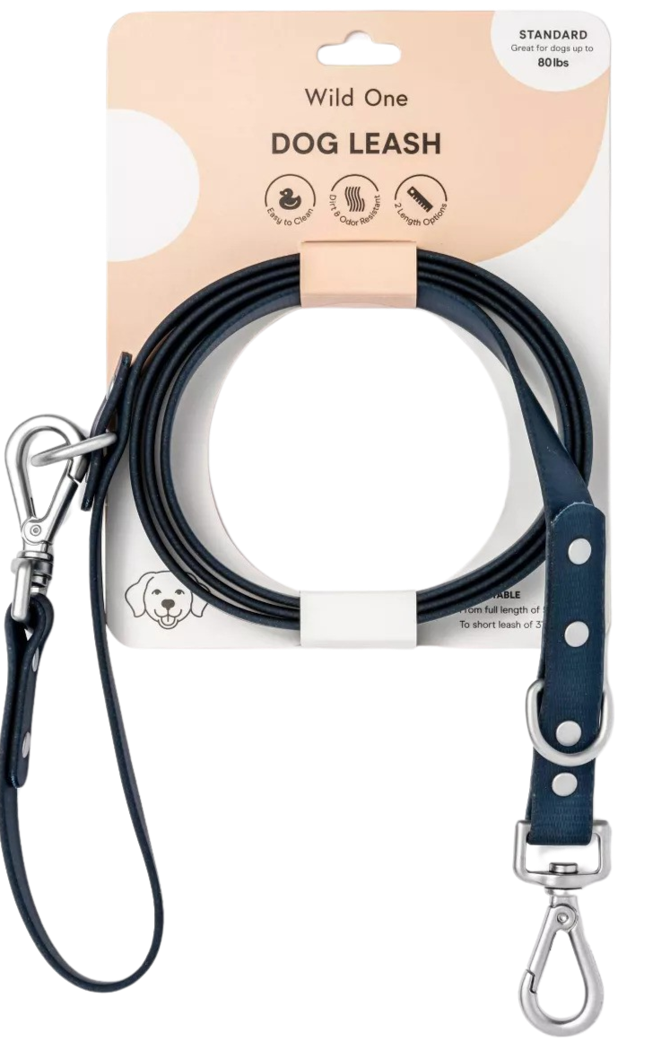 Clear Coated- Standard Leash