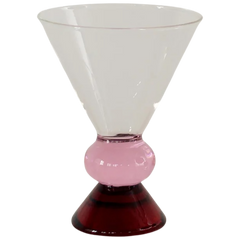 Totem Glass - Pink & Amber