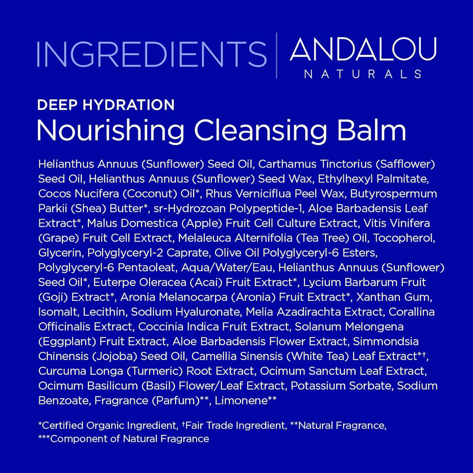 Deep Hydration Nourishing Cleansing Face Balm