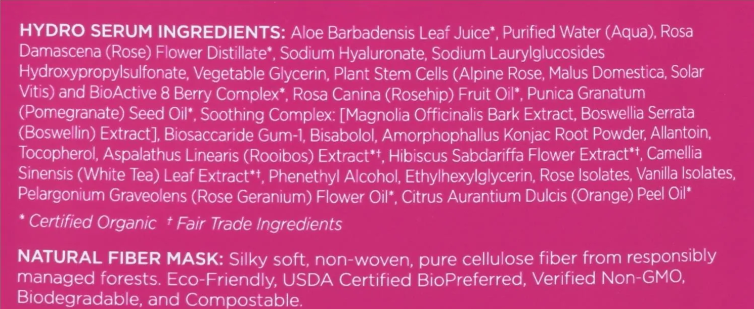 1000 Roses Soothing Sleeping Face Mask