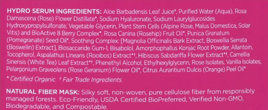 1000 Roses Soothing Sleeping Face Mask