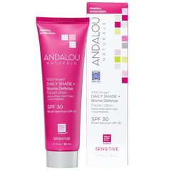 1000 Roses Daily Shade + Biome Defense Mineral SPF 30