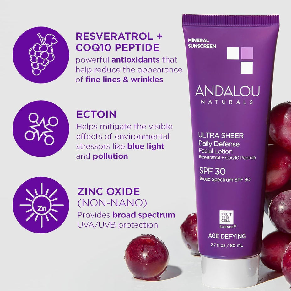 Age Defying Ultra Sheer Daily Defense Mineral Sunscreen SPF 30