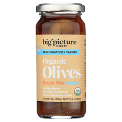 Regenerative Organic Olives Whole Greek Mix