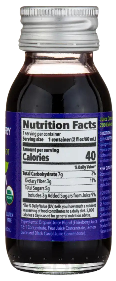 Organic Elderberry Immune Shot