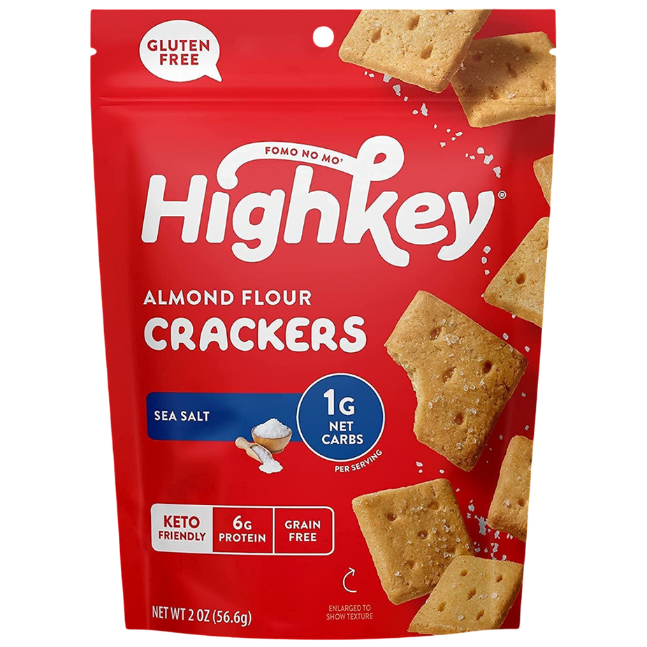 Sea Salt Almond Flour Crackers