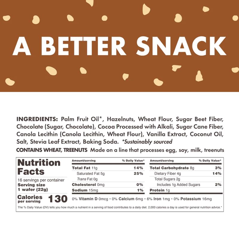 Wafer Chocolate Hazelnut (16 CT)