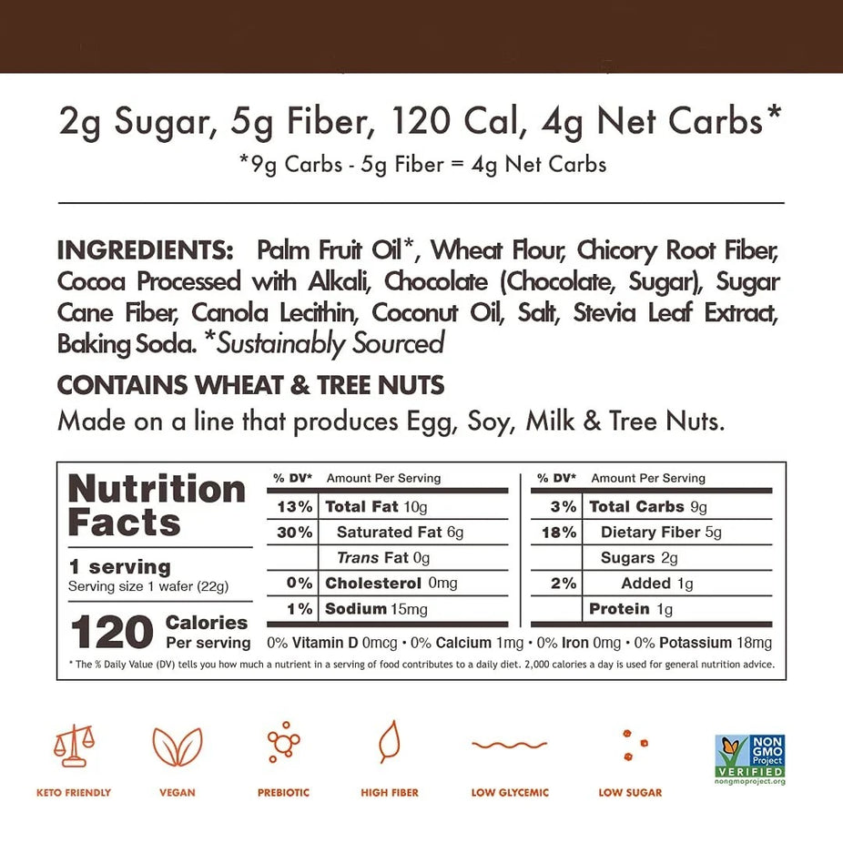 Dark Chocolate Wafers (6 CT)