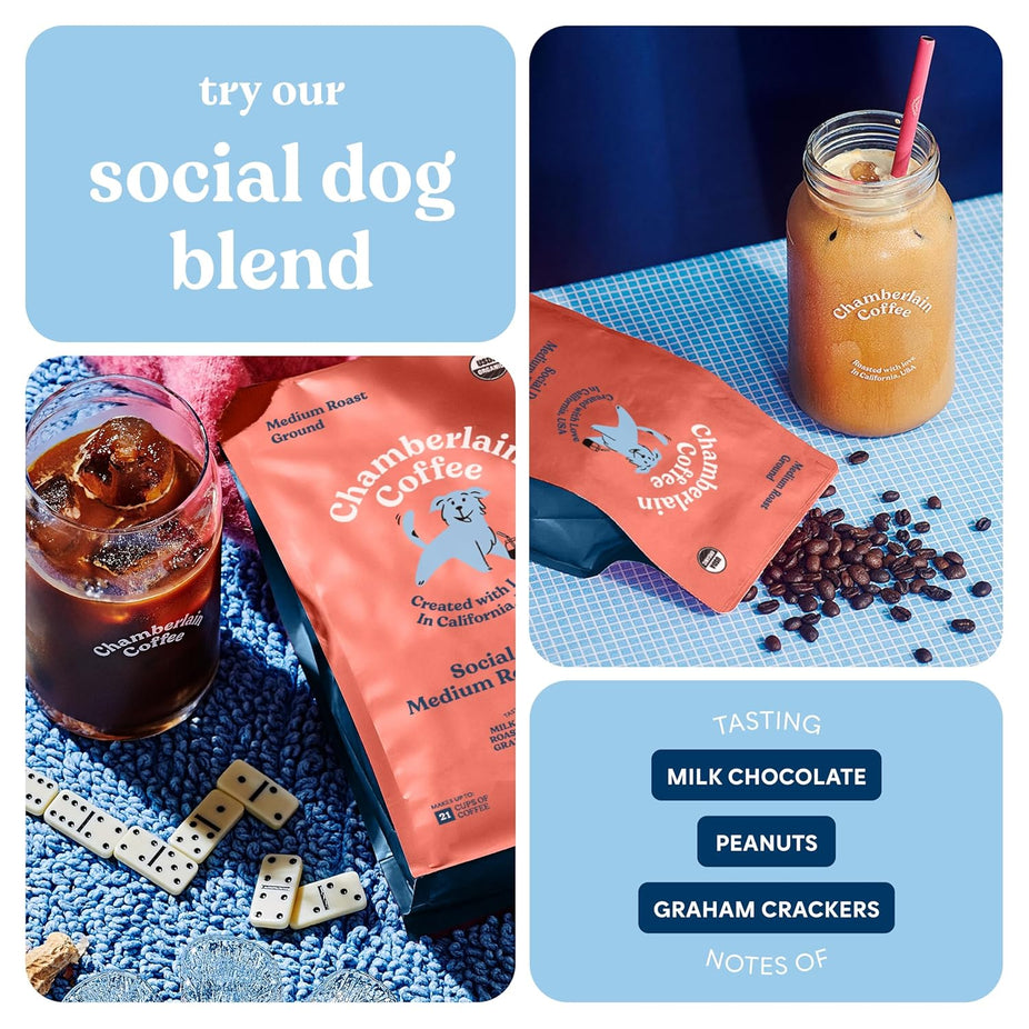 Social Dog Blend Medium Roast Ground Coffee