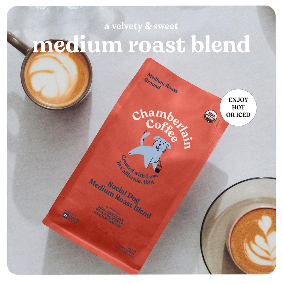 Social Dog Blend Medium Roast Ground Coffee