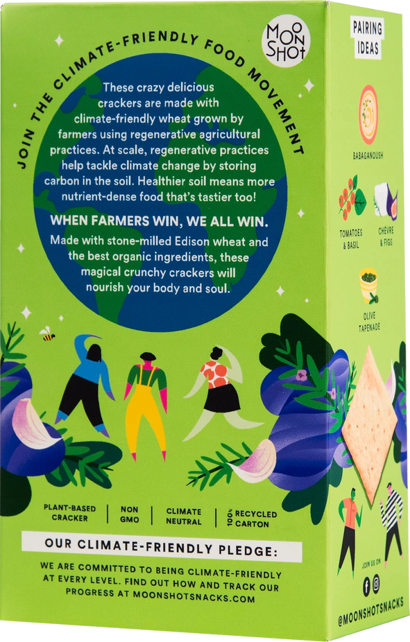 Rosemary Garlic Crackers