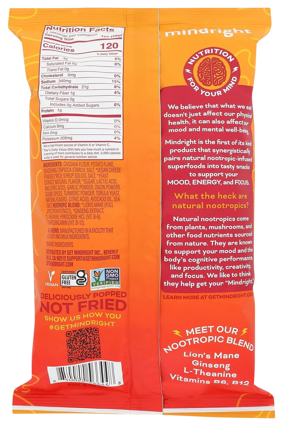 Turmeric Ranch Popped Chip