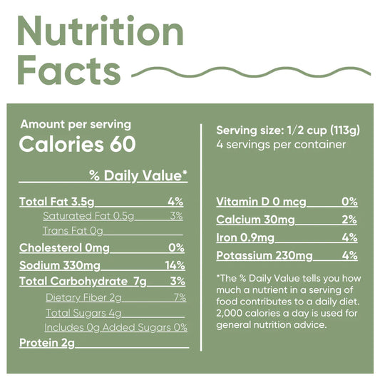 Nutrition Information - Chili Lime Salad Dressing