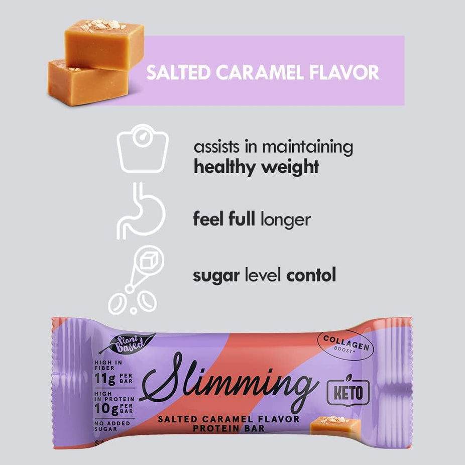Slimming Salted Caramel Protein Bar (12 CT)