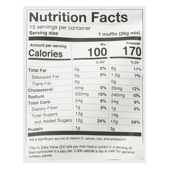 Carrot Cake Muffin & Bread Mix