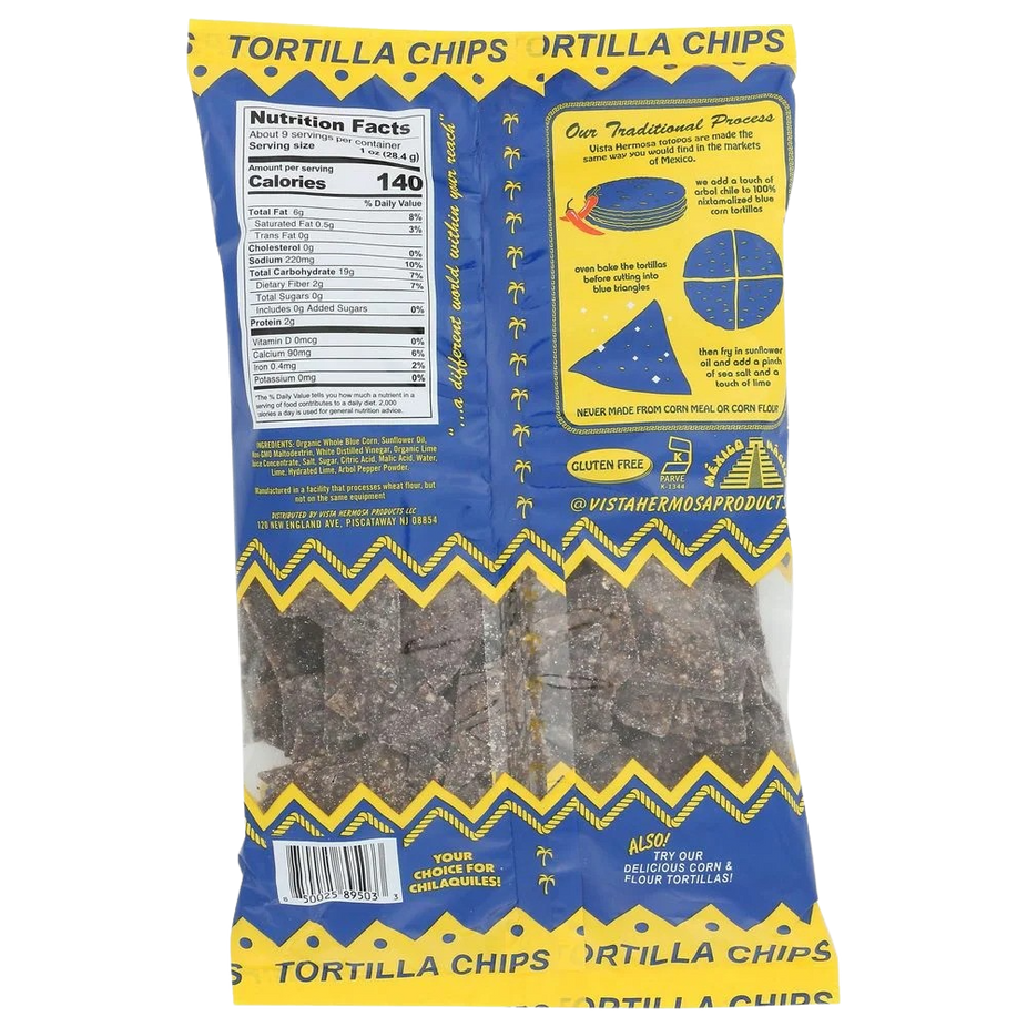 Blue Corn Totopos Tortilla Chips