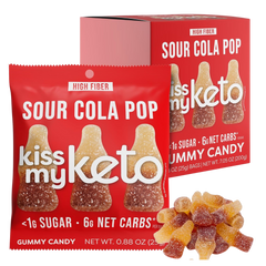 Gummies Candy – Low Carb Candy Sour Cola Pop (8 CT)