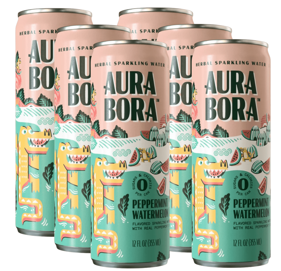 Peppermint Watermelon Sparkling Water (6 Pack)