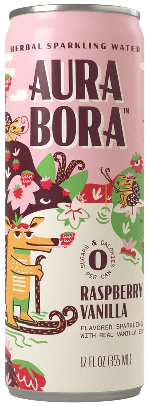 Raspberry Vanilla Sparkling Water (6 Pack)