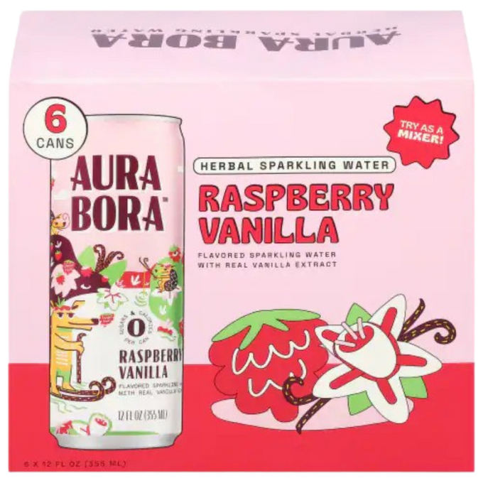 Raspberry Vanilla (6 Pack)