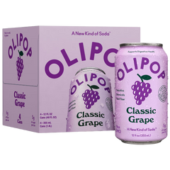 Classic Grape Prebiotic Soda (4 Pack)
