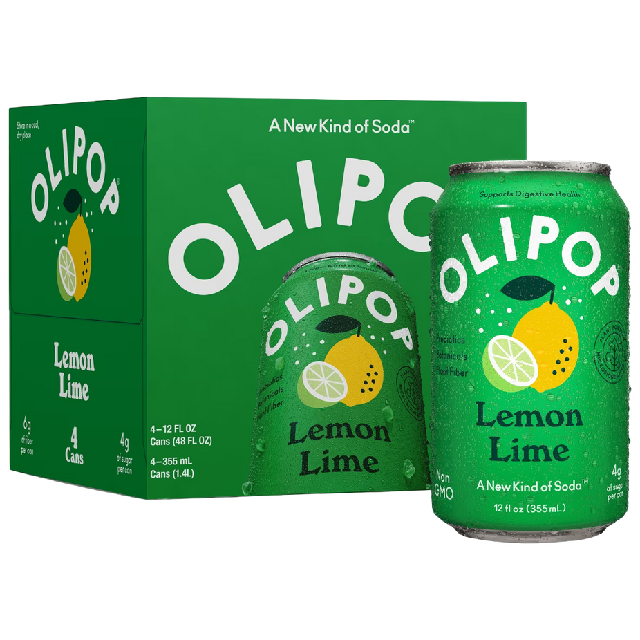 Lemon Lime Prebiotic Soda (4 Pack)