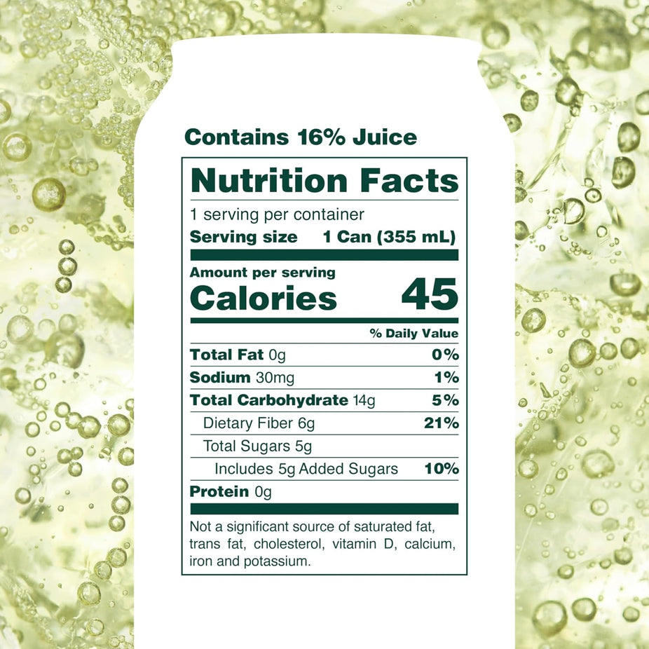 Lemon Lime Prebiotic Soda (4 Pack)