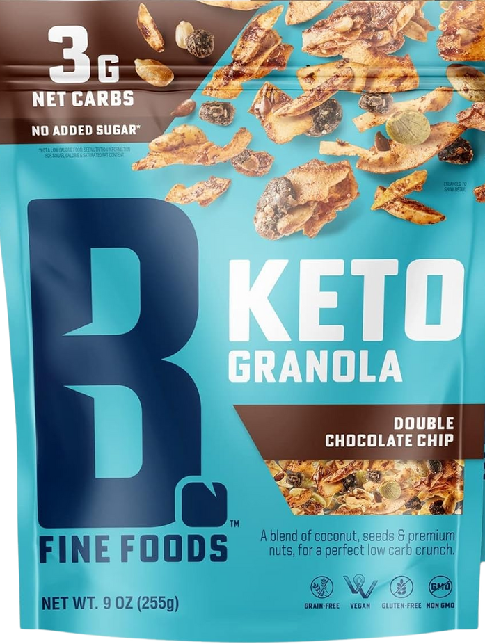 Double Chocolate Chip Keto Granola