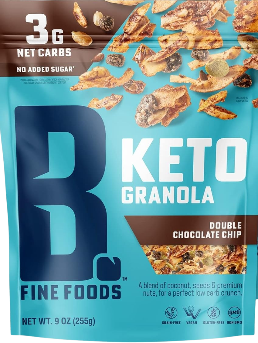 Double Chocolate Chip Keto Granola