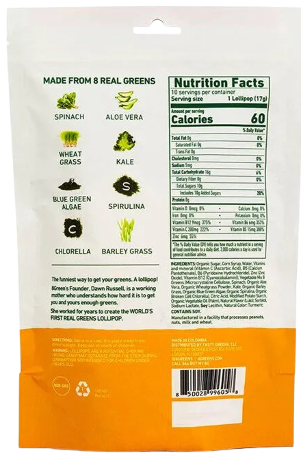 Tropical Citrus Lollipops (10 CT)