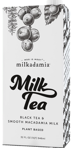 Macadamia Milk with Black Tea